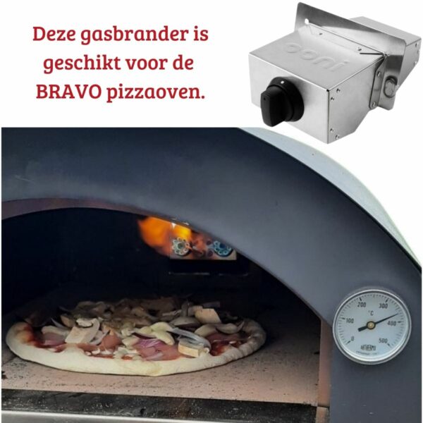 gasbrander pizzaoven bravo