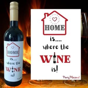Wijnetiket Verhuizing – Home is where the wine is