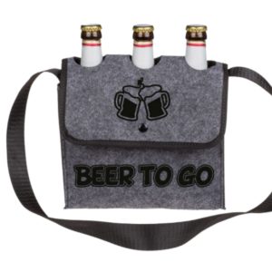 Biertas voor 3 flesjes bier – Vilten biertasje Beer To Go