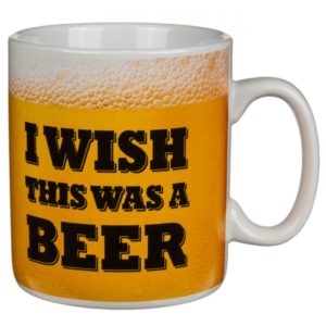 Biermok XL – Grappige koffiemok 700 ml – I wish this was a beer