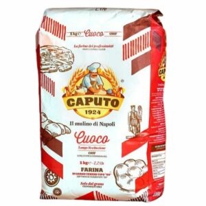 Pizzameel 00 Caputo Cuoco – Pizzabloem – Pak 1 kg met gratis recept
