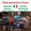 pizzaoven op gas huren