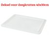 deksel 40x30 voor deegkratten