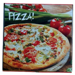 Grote pizzadoos karton PIZZA! – Set van 5 lege pizzadozen 32x32cm