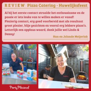 Lees meer over het artikel Pizza catering Huwelijksfeest Lettele