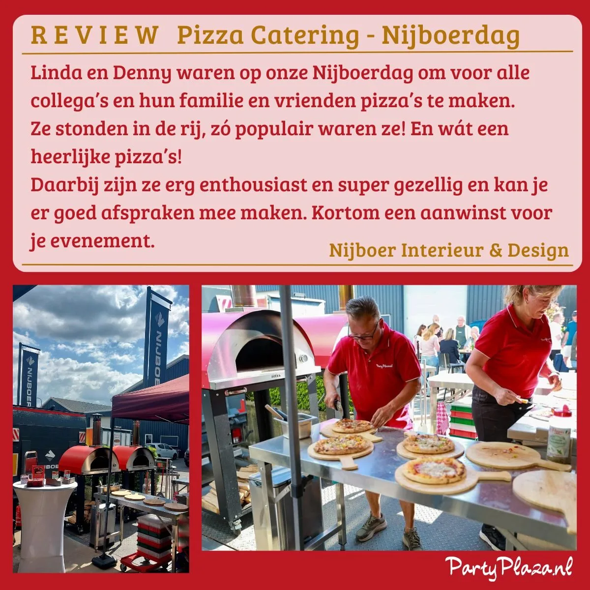 Je bekijkt nu Pizzabakkers op locatie bij Nijboer in Mariënheem