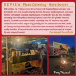 Pizza catering Kerstborrel EvenZicht in Raalte