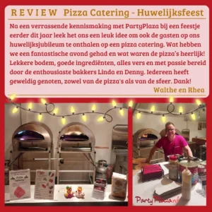 Lees meer over het artikel Pizza catering Huwelijksfeest Hellendoorn