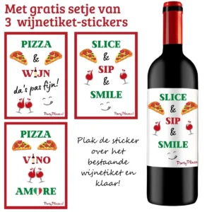 Startset Pizza deegkratten Tricolore met spatel, bloem, semola en gist
