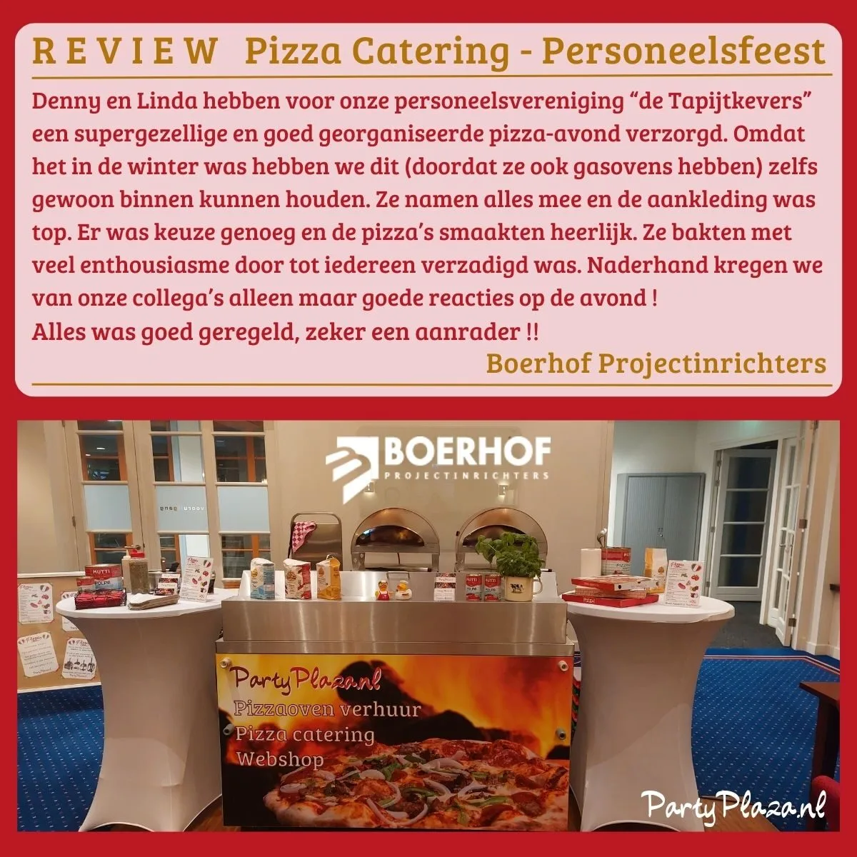 Lees meer over het artikel Pizzabakkers op locatie bij Boerhof in Heeten