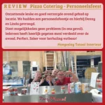 Pizzabakkers op locatie bij Hoogeslag in Heeten