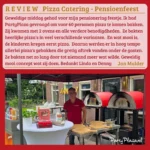 Pizza catering Pensioenfeest Raalte